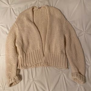 Free people chunky knit sweater